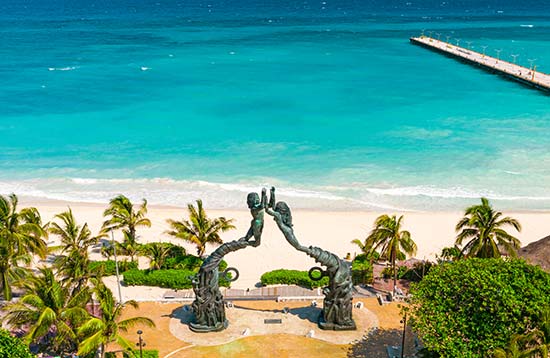 Playa del Carmen beach